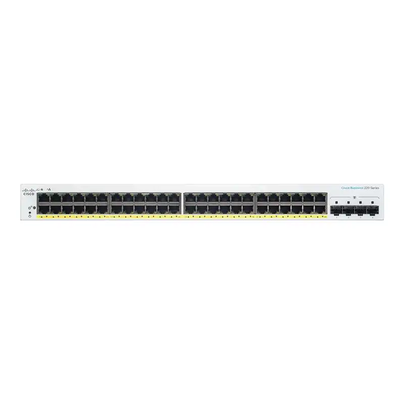 Cisco Business 220 Series CBS220-48P-4G - Commutateur - intelligent - 48 x 10 - 100 - 1000 (PoE+) ... (CBS220-48P-4G-EU)_1